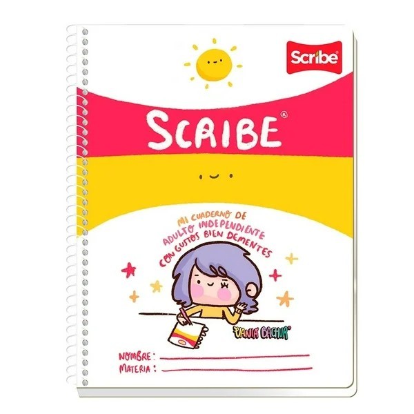 CUADERNO PROF. MULTILINEA SCRIBE 3830 RAYA ESP 90H C.24